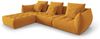 Micadoni Ecksofa Bloom 2-Sitzer Samt Gelb Bild 2