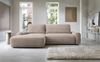 Selsey 'Alferia' Ecksofa mit Schlaffunktion, Breitcord-Bezug, beige, linksseitig, 82 x 264 x 162 cm Bild 2