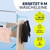 EASYmaxx Wäscheständer elektrisch 17W weiß/türkis Bild 2