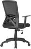 byLIVING Chefsessel Long / Kunststoff schwarz / Bezug Stoff / Mesh schwarz / Wippmechanik / Sicherheitsklemmschutz/Höhenverstellung / gebremste Sicherheitsrollen / B 52,5, H95,5-103, T 60,5 Bild 2