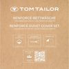 TOM TAILOR HOME Bettwäsche ORGANIC LEAVES in Gr. 135x200cm, 155x220cm oder 200x220cm, Renforcé, 2 teilig, new bedroom, mit farbigem Markenreißverschluss Bild 4