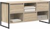 vidaXL TV-Schränk Sonoma 100 x 36 x 49,5 cm Holzwerkstoff 886505 Bild 3