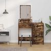 vidaXL Schminktisch Geräucherte Eiche 50 x 41 x 140 cm Holzwerkstoff 865131 Bild 4
