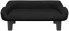 vidaxl Kindersofa 70 x 40 x 24 cm Samt, Schwarz Bild 3