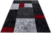 Kurzflor Teppich Hara rechteckig - 140x200 cm - Rot Bild 2