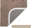 OnlyWow WC-Vorleger Fußstapfen - Gezeitenlinie - Meer, Höhe 10 mm, Polyester, Rechteckig, WC Teppich, Toilettenvorleger, Toilettenteppich, Badematte 40x60 cm Bild 3
