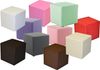 Sitzwürfel Sitzhocker Schminkhocker Hocker Sessel Kunstleder Rosa 45x45 cm Bild 2