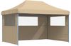 vidaXL Party-Zelt Beige 279 x 410 x 315 cm Oxford-Stoff 42023588 Bild 2