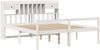 vidaXL Massivholzbett mit Regal ohne Matratze Weiß 180x200 cm Kiefer 3322062 Bild 3