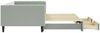 vidaXL Tagesbett Ausziehbar mit Schubladen Hellgrau 100x200 cm Samt 3196746 Bild 4