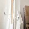 Vasagle Bücherregal, 8 Ebenen, Baumform, Standregal, CD Regal aus Holz für Wohnzimmer, Büro, Weiß von Songmics LBC11WTV1 Bild 4