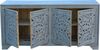 Sideboard >Kalita< in Grau, Massivholz - 170x85x40cm (BxHxT) Bild 4