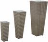 Set für Outdoor 3 pcs Pflanzkübel Metall Bild 2