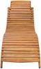 vidaXL Sonnenliegen 2 Stk. mit Auflagen Massivholz Akazie 3077370 Bild 3
