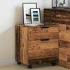 Rollcotainer MOSAB rollbar Altholz 45x38x54 cm | Nachttisch mit Rollen Aktenschrank rollbar kleiner Schubladenschrank Bild 4