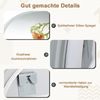 LED Badspiegel mit Beleuchtung 60cm runder Anti-Beschlag Badezimmerspiegel Silber Bild 5