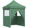 vidaXL Party-Zelt Grün 200 x 200 x 306 cm Oxford-Stoff 42023534 Bild 3