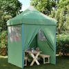 vidaXL Party-Zelt Grün 200 x 200 x 306 cm Oxford-Stoff 42023534 Bild 1
