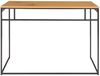 House Nordic Schreibtisch, Eiche Optik mit schwarzem Gestell, 100x45x75 cm Bild 5