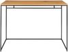 House Nordic Schreibtisch, Eiche Optik mit schwarzem Gestell, 100x45x75 cm Bild 4