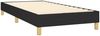 vidaXL Polsterbett, Stoff, 25,0 cm, Schwarz, 100x200 cm, Natur Bild 4