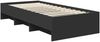vidaXL Bettrahmen mit Kopfteil Schwarz 80 x 200 cm Holzwerkstoff 3408901 Bild 5
