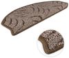 Metzker® Stufenmatte Stufenmatten Prerow Halbrund Braun - 15 Stück, halbrund, Höhe: 6 mm, 15 Stück - Braun Bild 5