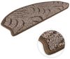 Metzker® Stufenmatte Stufenmatten Prerow Halbrund Braun - 15 Stück, halbrund, Höhe: 6 mm, 15 Stück - Braun Bild 4