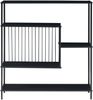 Konsolentisch Beesel 65,5x60x20 cm Schwarz [en. casa] Bild 4