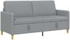 vidaXL Sofa mit Stauraum Hellgrau 172 x 78 x 87 cm Polyester 42036947 Bild 2