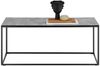 Couchtisch >FARGO< in grau / schwarz, Metall / Glas - 110x45x60cm (BxHxT) Bild 4