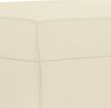 vidaXL Fußhocker Creme 60 x 50 x 41 cm Kunstleder [349288] Bild 5