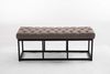 TPFLiving Sitzbank Amor 120 cm - Polsterbank im hochwertiger Polsterung (Stoff Sitzbank mit stabilem Metallgestell matt schwarz, 1-St), Maße (HxBxT): 46 x 120 x 38 cm - Gewicht: 15 kg Bild 4