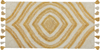 Teppich Baumwolle beige gelb 80 x 150 cm abstraktes Muster BINGOL Bild 4