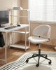 Bürostuhl KIANA Cord Cremeweiß Bild 3