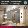 Paulmann 71064 Selection Bathroom LED Deckenleuchte Gove 12cm Chrom Satin 3000K IP44 Bild 4
