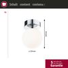 Paulmann 71064 Selection Bathroom LED Deckenleuchte Gove 12cm Chrom Satin 3000K IP44 Bild 5