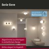 Paulmann 71064 Selection Bathroom LED Deckenleuchte Gove 12cm Chrom Satin 3000K IP44 Bild 2