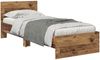 vidaXL Bettrahmen mit Kopfteil Altholz 75 x 190 cm Holzwerkstoff 885841 Bild 3