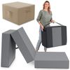 Bestschlaf Klappmatratze Spar-Set inkl. Husse & Transporttasche, Polyester, Grau / Creme, 90x200 cm Bild 4