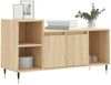 vidaXL TV-Schrank Sonoma-Eiche 100x35x55 cm Holzwerkstoff 831311 Bild 3