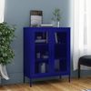 vidaXL Lagerschrank Marineblau 80 x 35 x 101,5 cm Stahl [336172] Bild 2