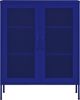 vidaXL Lagerschrank Marineblau 80 x 35 x 101,5 cm Stahl [336172] Bild 3