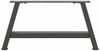 vidaXL Couchtischbeine A-Form 2 Stk. Anthrazit 70x(30-31) cm Stahl 4012826 Bild 5