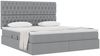 vidaXL Aufbewahrungsbett mit Matratze Hellgrau 180 x 200 cm Stoff 3371859 Bild 3