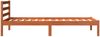 vidaXL Massivholzbett ohne Matratze Wachsbraun 90x190 cm Kiefernholz 844138 Bild 5