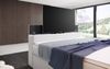 Boxspringbett Jupiter mit TV Lift, RGB und Stauraum 160x200 Weiß H2 (bis 70kg) Bild 5