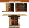 i@home Esstisch Ausziehbarer Küchetisch (1 Tisch), Teleskoptisch(110-140×80cm), mit LED-Beleuchtung und Snackablage Bild 4