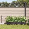 vidaXL Garten-Pflanzgefäß 4 pcs Braun 160 x 40 x 22 cm Kunststoff 42002821 Bild 3