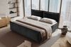 99rooms Vero Plus Familienbett Boxspringbett 220×200 cm Cordstoff POSO Schwarz Bild 3